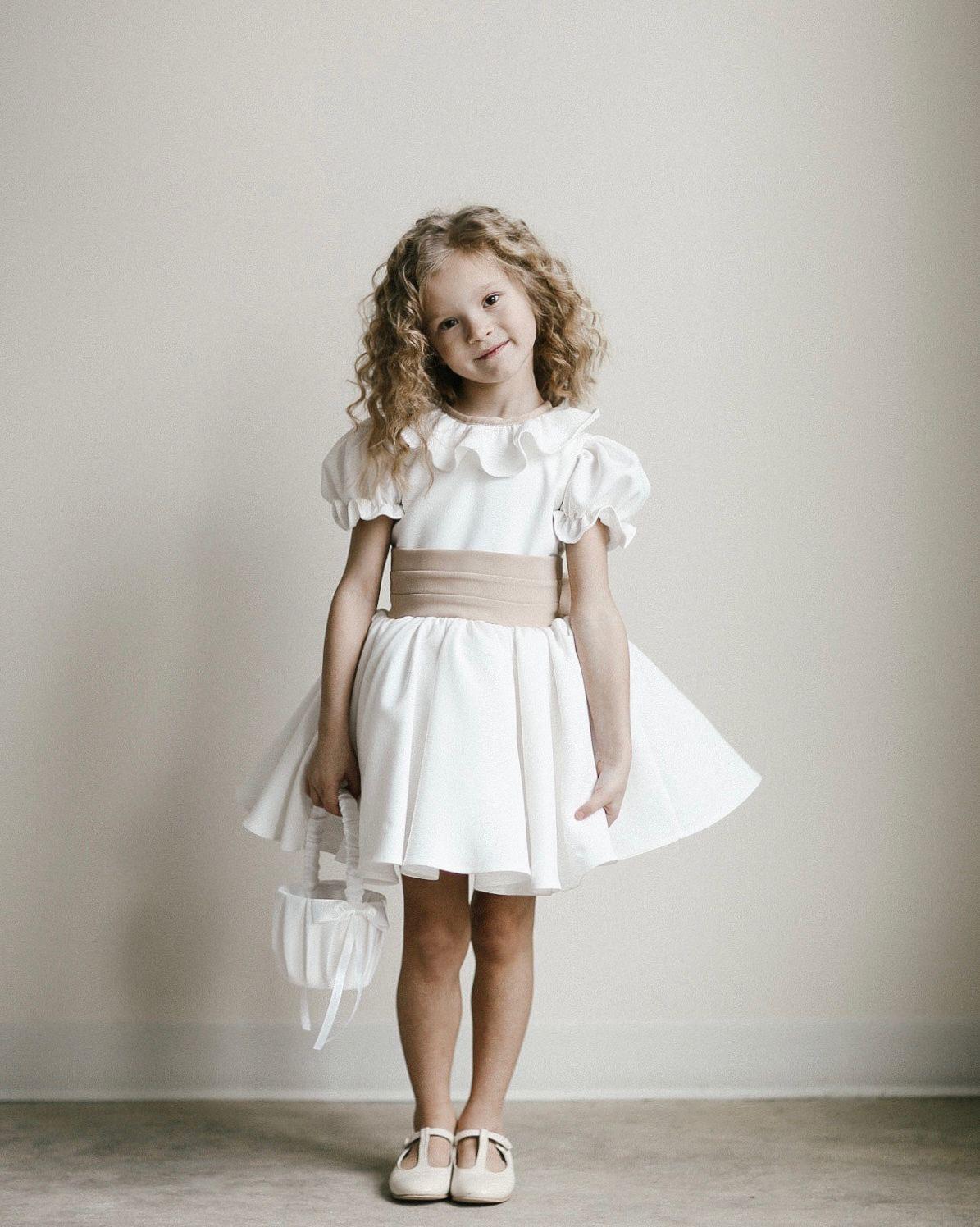 Atelier Des Reves Frilled Collar Short Sleeve Dress