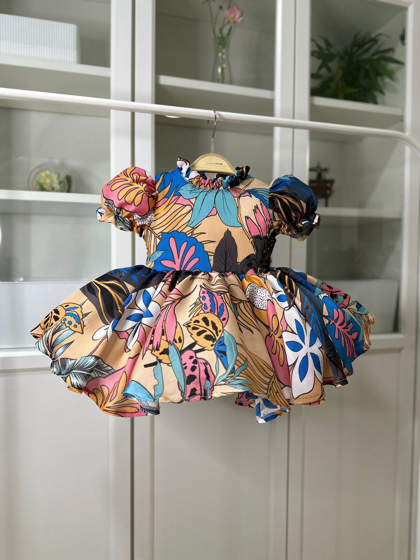 Atelier Des Reves Tropic vibes şifon kısa kollu