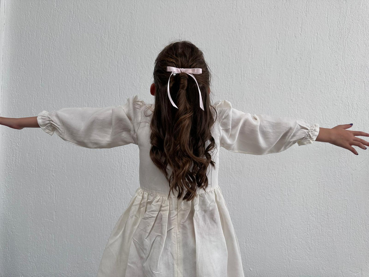 Atelier Des Reves Ivory Linen Dress