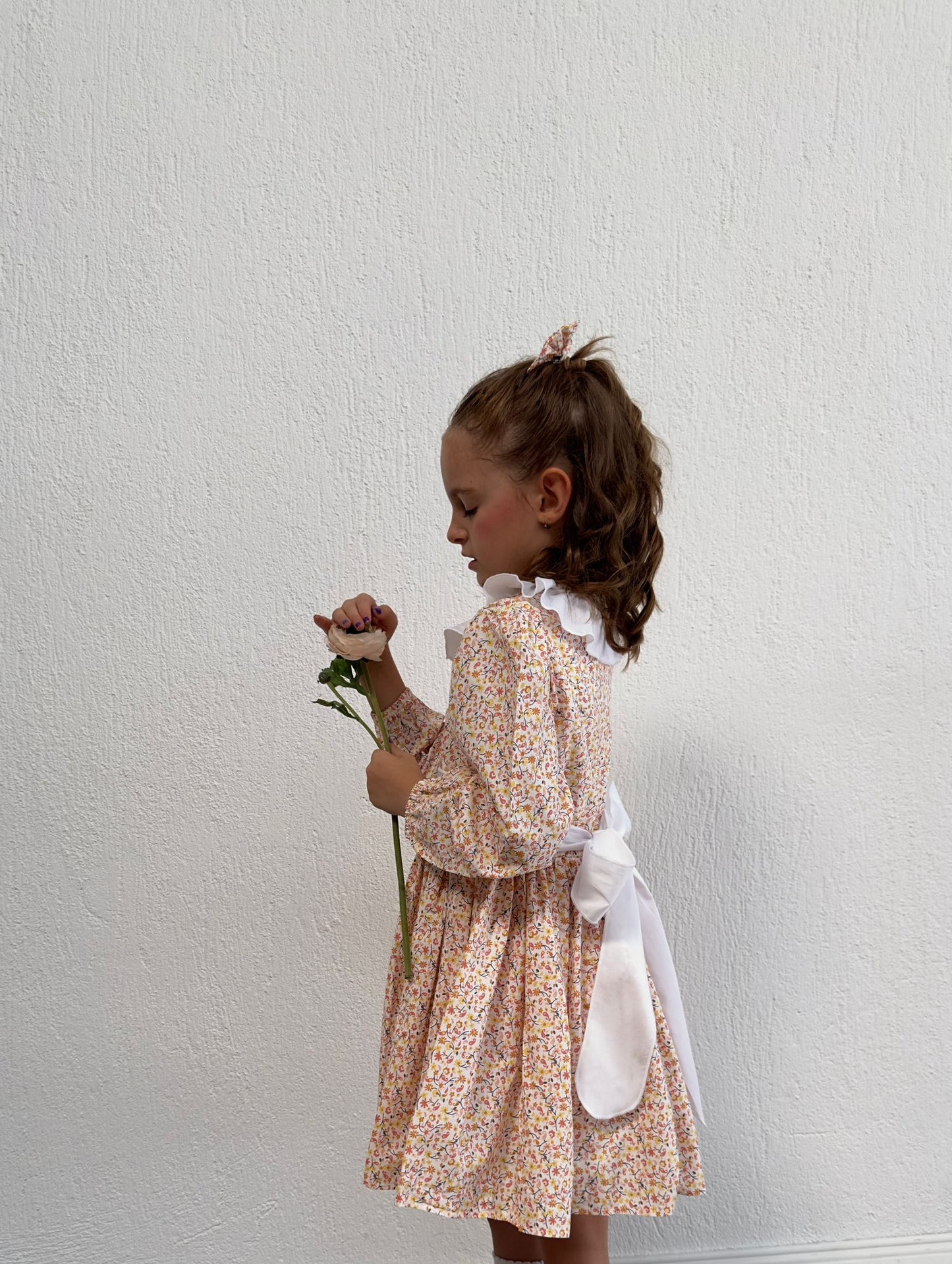 Atelier Des Reves Ruffle Collar Belted Dress