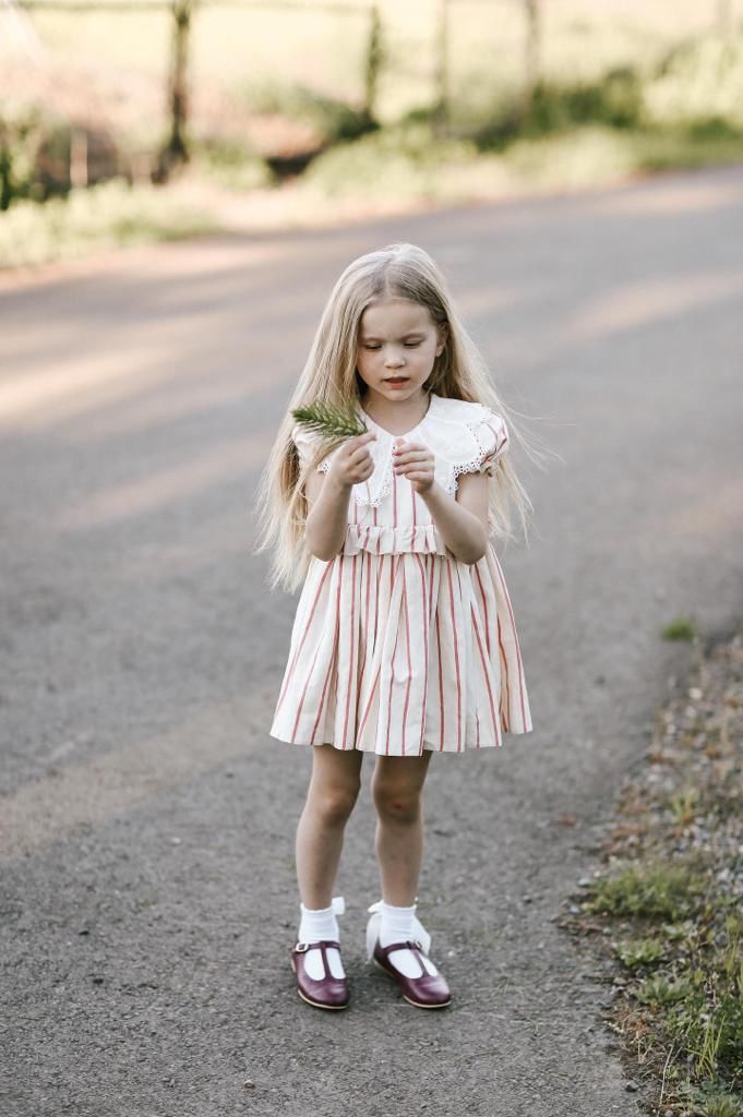 Atelier Des Reves Linen Dress With Bib
