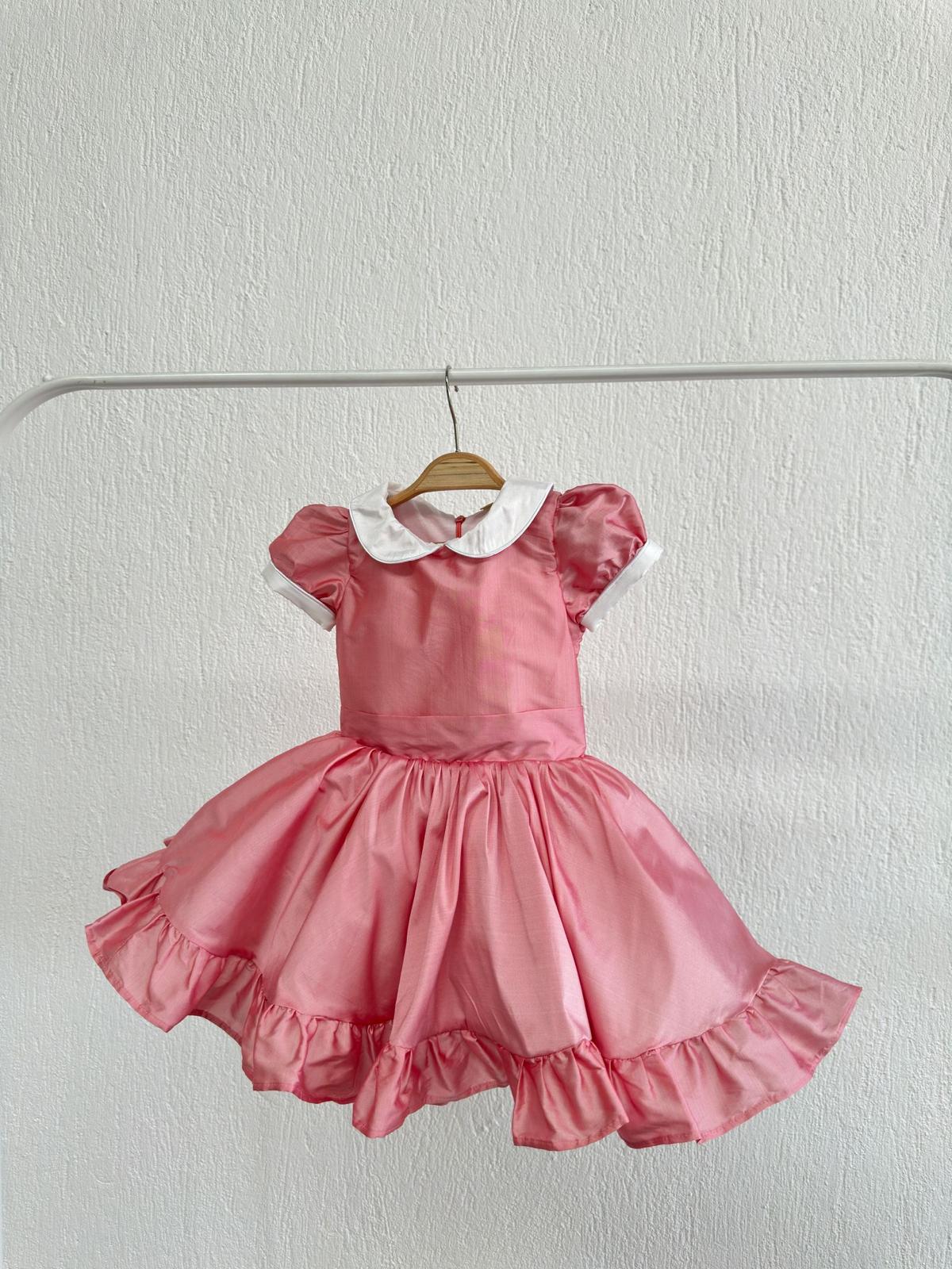 Atelier Des Reves Şeker Pembe Tafta Elbise
