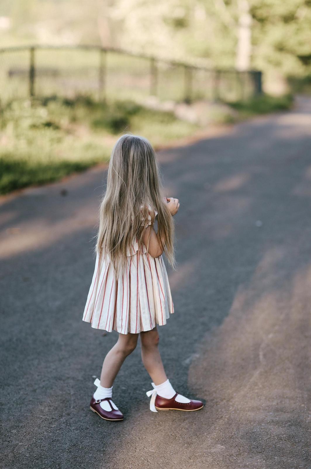 Atelier Des Reves Linen Dress With Bib