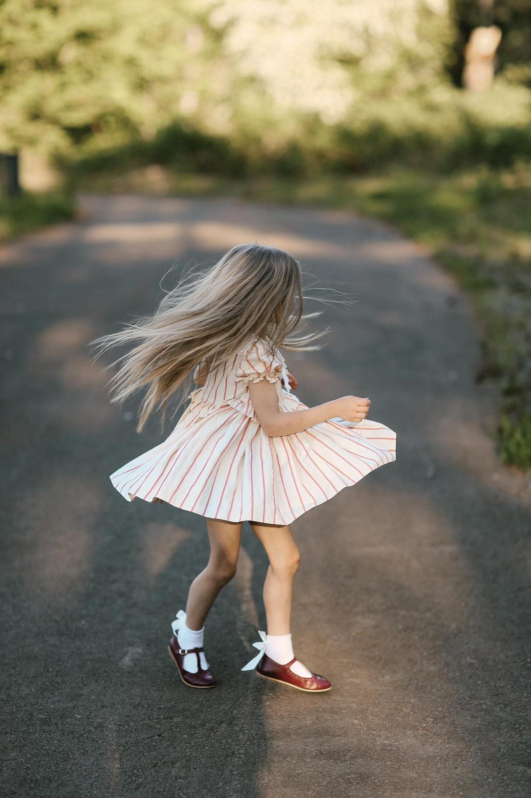 Atelier Des Reves Linen Dress With Bib