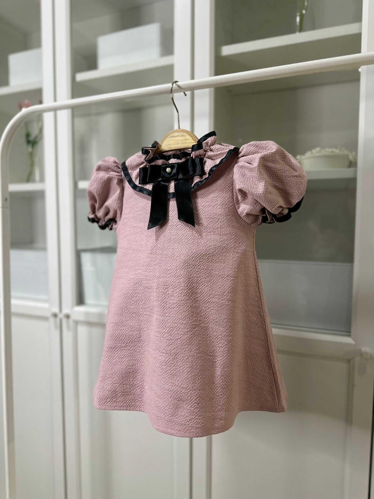 Atelier Des Reves Tozlu Gül Tweed Elbise